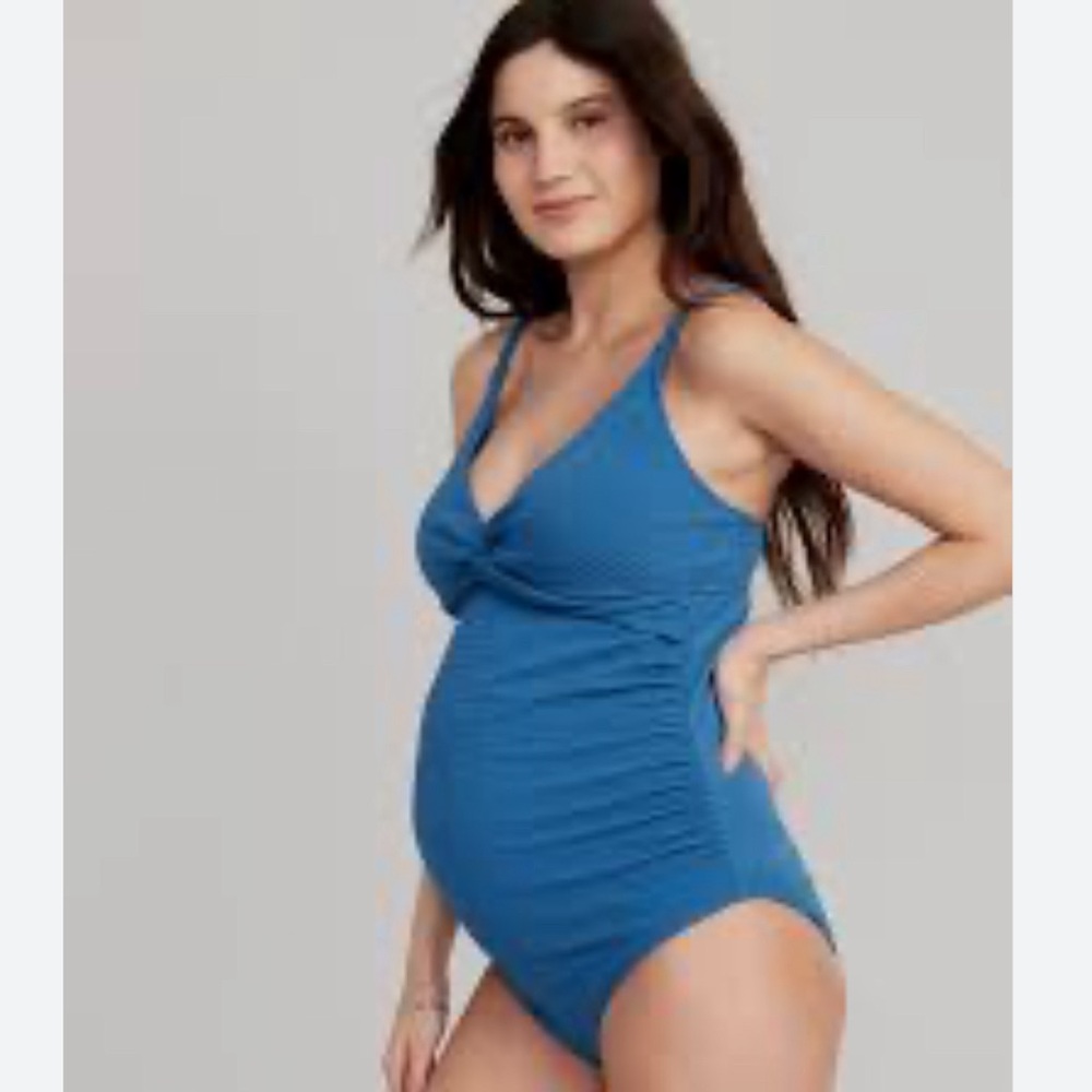 Old Navy Maternity swimsuit one piece emerald green